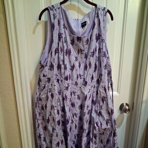 Disney Dress with Mickey Mouse And Mint And Purple Accents